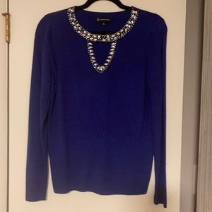 Blue INC sweater shirt. Size small. Never worn